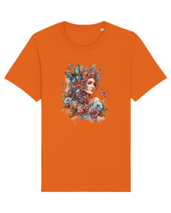 Fairy Girl Fall Bright Orange