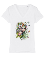 Fairy Girl Summer Tricou mânecă scurtă guler V Damă Evoker