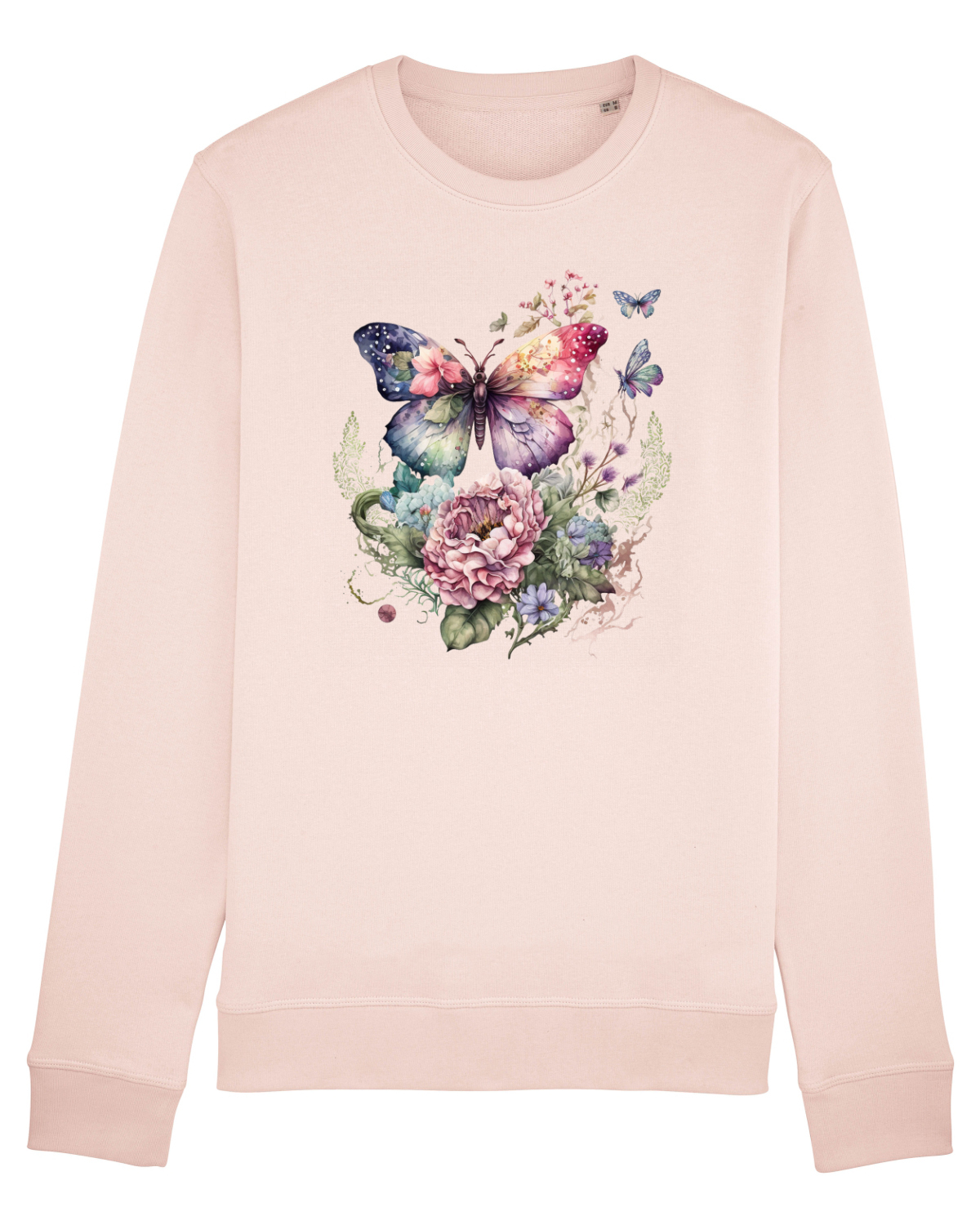 Bluză mânecă lungă Unisex Rise Candy Pink