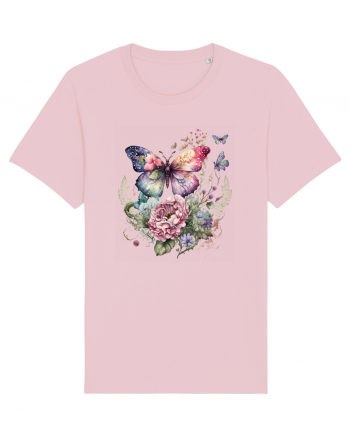 Fairy Butterfly Cotton Pink