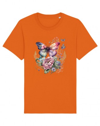 Fairy Butterfly Bright Orange