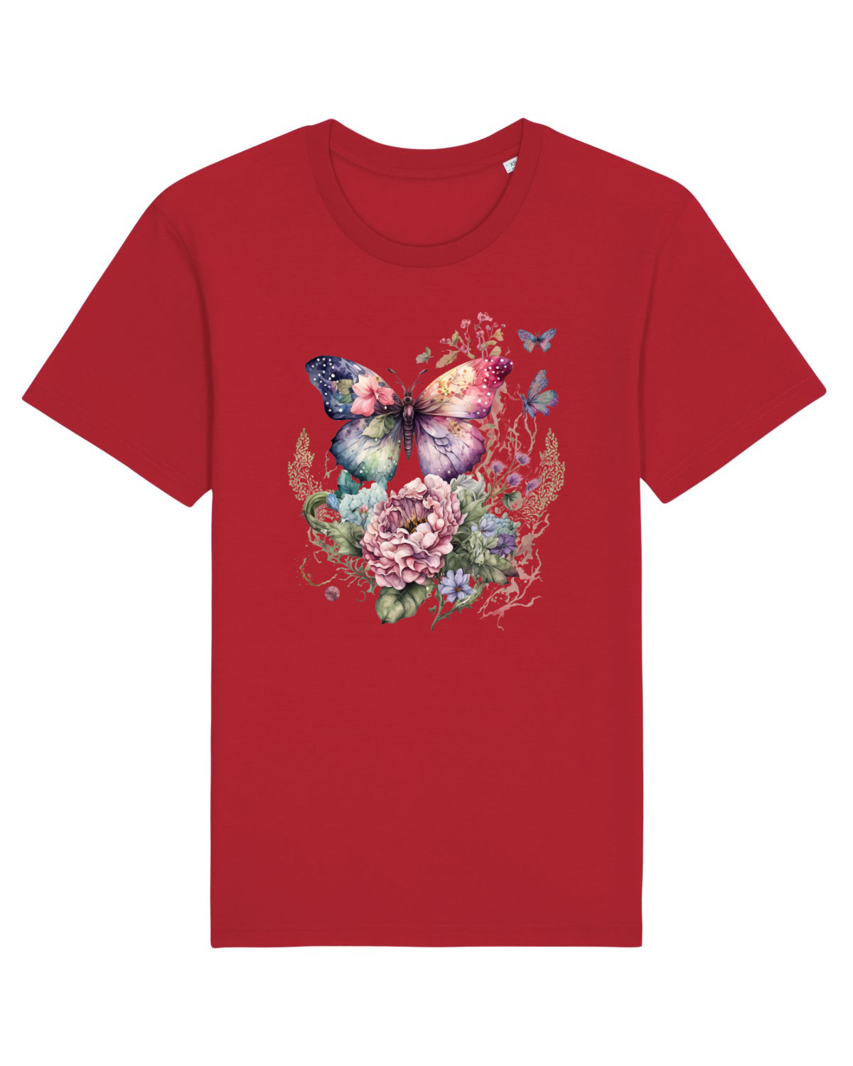 Tricou mânecă scurtă Unisex Rocker Red