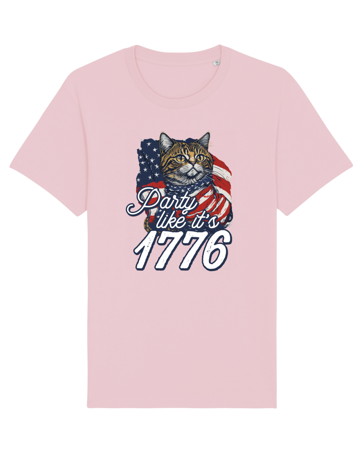Tricou mânecă scurtă Unisex Rocker Cotton Pink