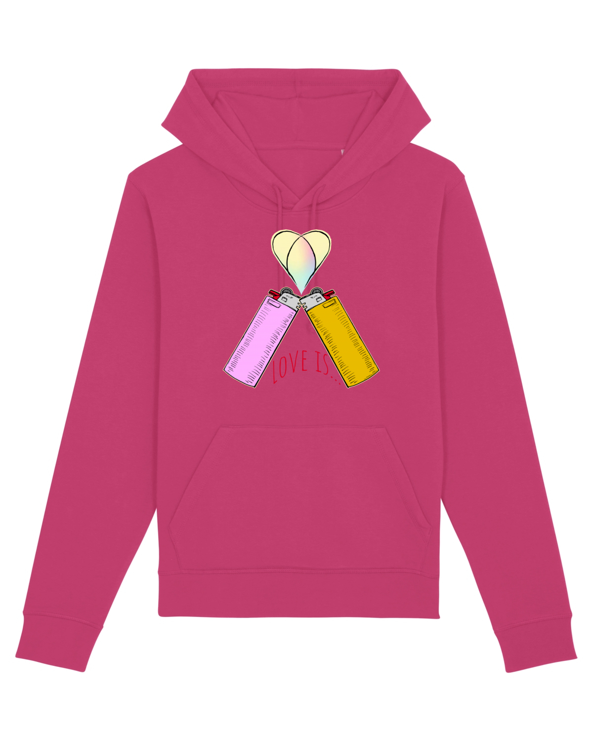 Hanorac Unisex Drummer Raspberry