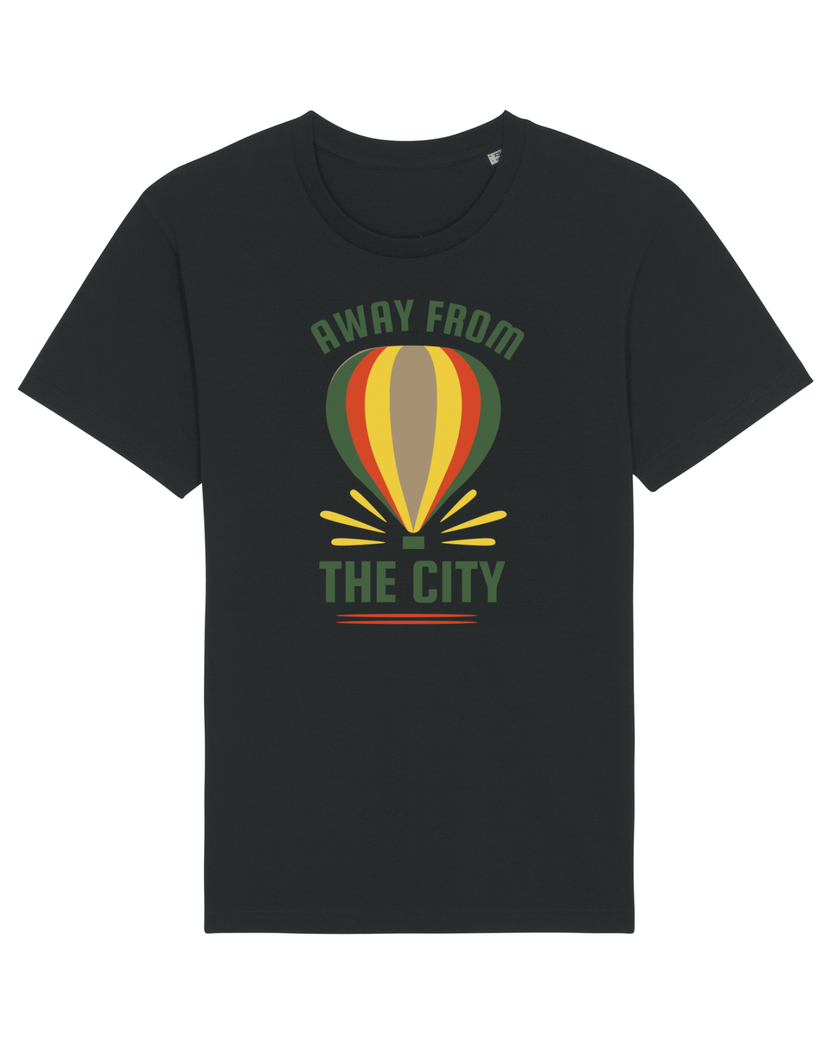 Tricou mânecă scurtă Unisex Rocker Black