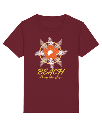 Beach Bring You Joy Burgundy
