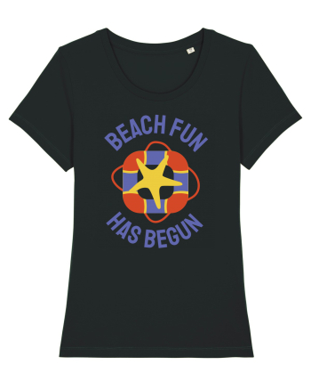 Beach Fun Has Begun Black