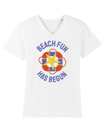 Beach Fun Has Begun White