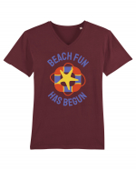 Beach Fun Has Begun Tricou mânecă scurtă guler V Bărbat Presenter