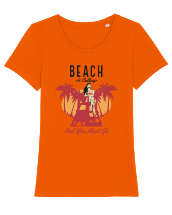 Beach is Calling and You Must Go Bright Orange
