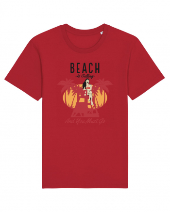 Beach is Calling and You Must Go Red