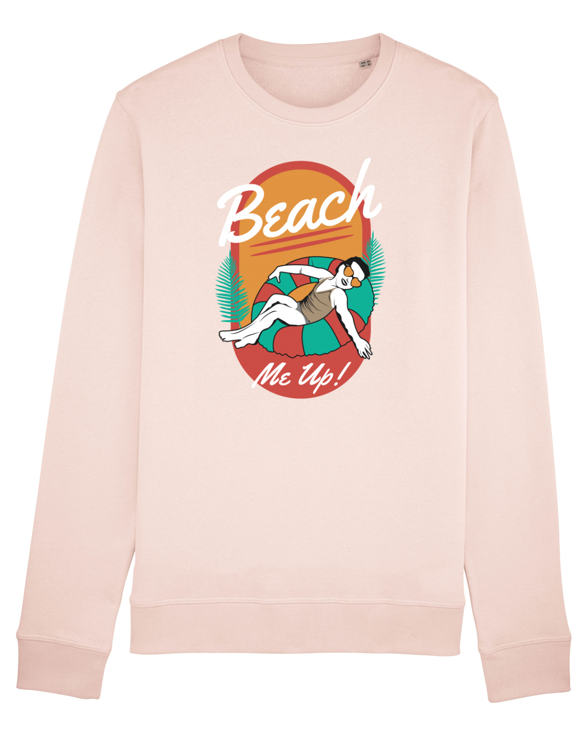 Bluză mânecă lungă Unisex Rise Candy Pink