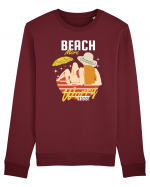 Beach More Worry Less! Bluză mânecă lungă Unisex Rise