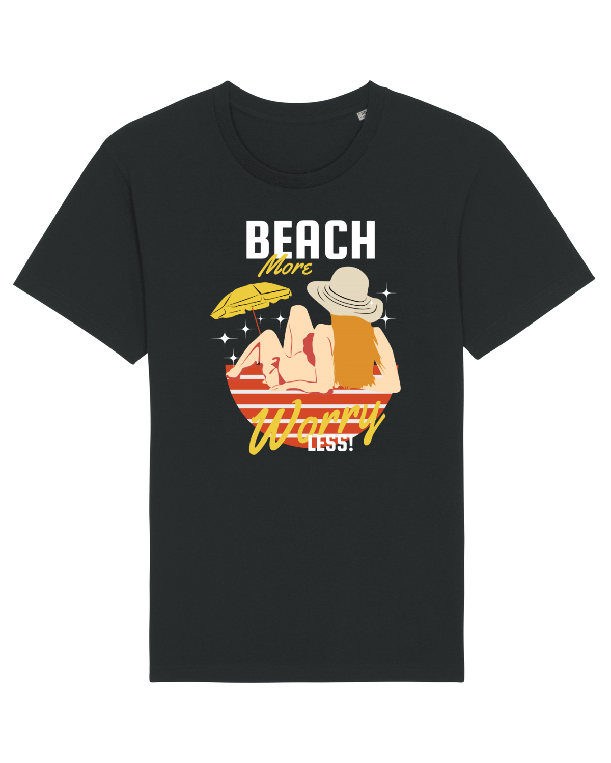 Tricou mânecă scurtă Unisex Rocker Black