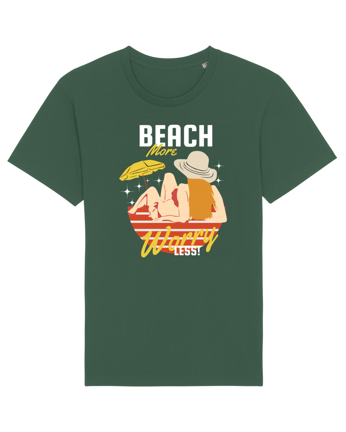 Tricou mânecă scurtă Unisex Rocker Bottle Green