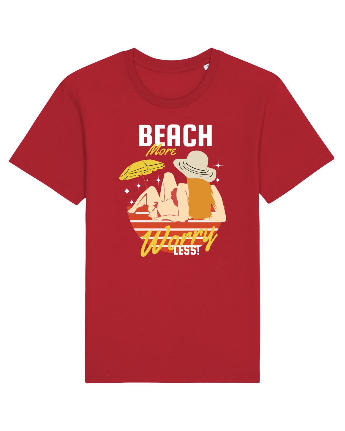 Tricou mânecă scurtă Unisex Rocker Red