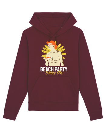 Beach Party Shine On Burgundy
