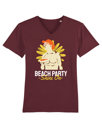 Beach Party Shine On Burgundy