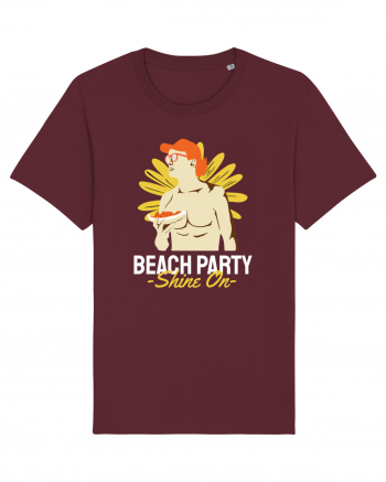 Beach Party Shine On Burgundy