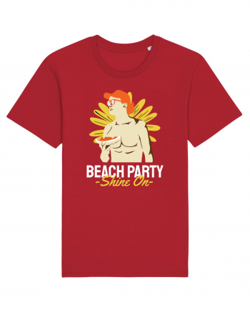 Beach Party Shine On Red