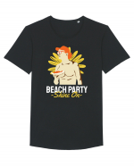 Beach Party Shine On Tricou mânecă scurtă guler larg Bărbat Skater