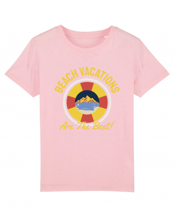 Beach Vacations are the Best! Cotton Pink