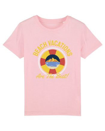 Beach Vacations are the Best! Cotton Pink