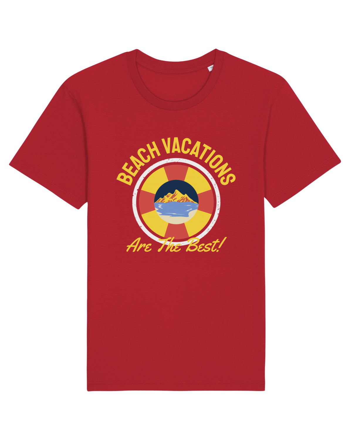 Tricou mânecă scurtă Unisex Rocker Red