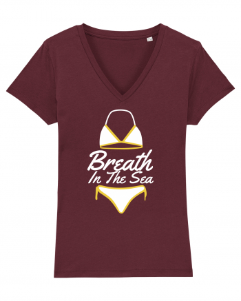 Breath in the Sea Burgundy