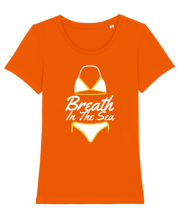 Breath in the Sea Bright Orange