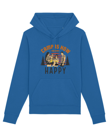 Camp is How You Stay Happy Royal Blue