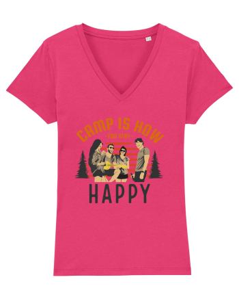 Camp is How You Stay Happy Raspberry