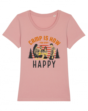 Camp is How You Stay Happy Canyon Pink