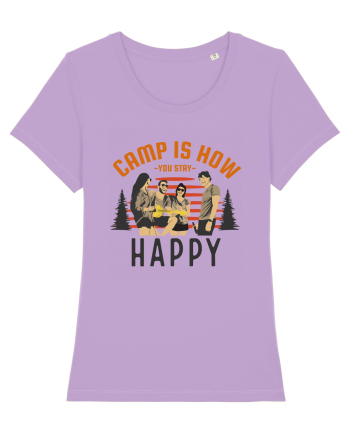 Camp is How You Stay Happy Lavender Dawn