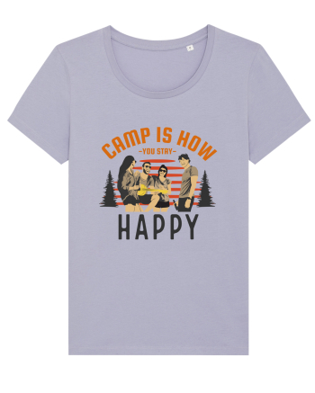 Camp is How You Stay Happy Lavender