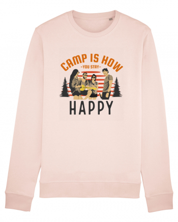 Camp is How You Stay Happy Candy Pink