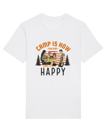 Camp is How You Stay Happy White
