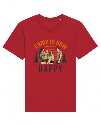 Camp is How You Stay Happy Red