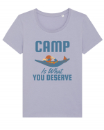 Camp is What You Deserve Tricou mânecă scurtă guler larg fitted Damă Expresser