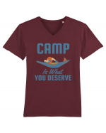 Camp is What You Deserve Tricou mânecă scurtă guler V Bărbat Presenter