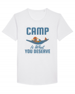 Camp is What You Deserve Tricou mânecă scurtă guler larg Bărbat Skater
