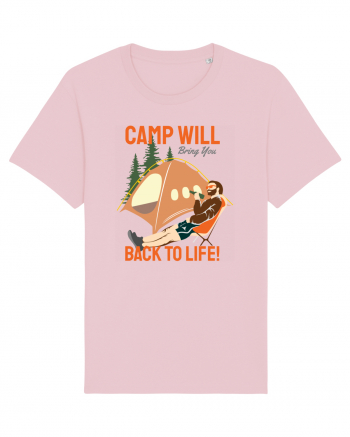 Camp Will Bring You Back to Life! Cotton Pink