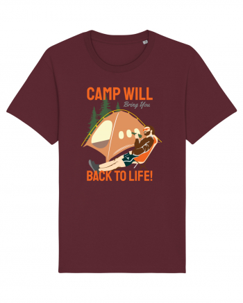 Camp Will Bring You Back to Life! Burgundy