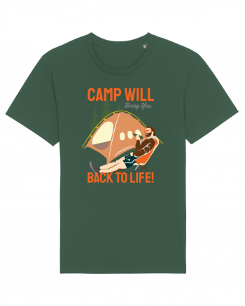 Camp Will Bring You Back to Life! Bottle Green