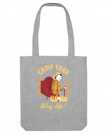 Camp Your Way Up Heather Grey