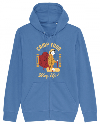 Camp Your Way Up Bright Blue