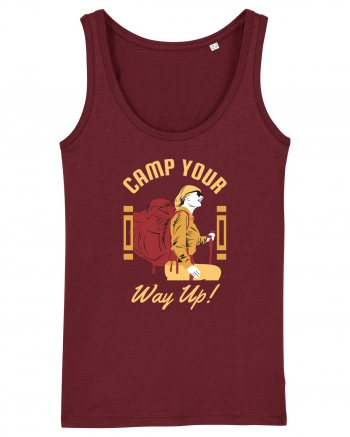 Camp Your Way Up Burgundy