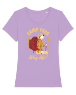 Camp Your Way Up Tricou mânecă scurtă guler larg fitted Damă Expresser