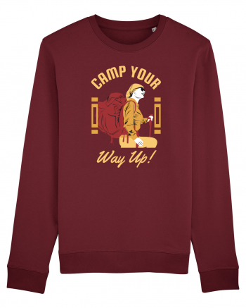 Camp Your Way Up Burgundy