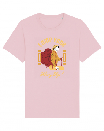 Camp Your Way Up Cotton Pink